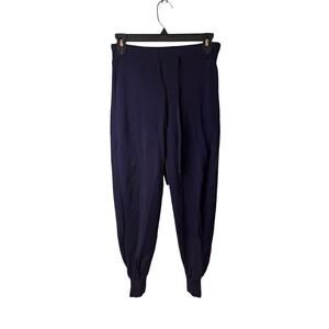Alexis Navy Blue Knit Genie Jogger Pants Sz Small